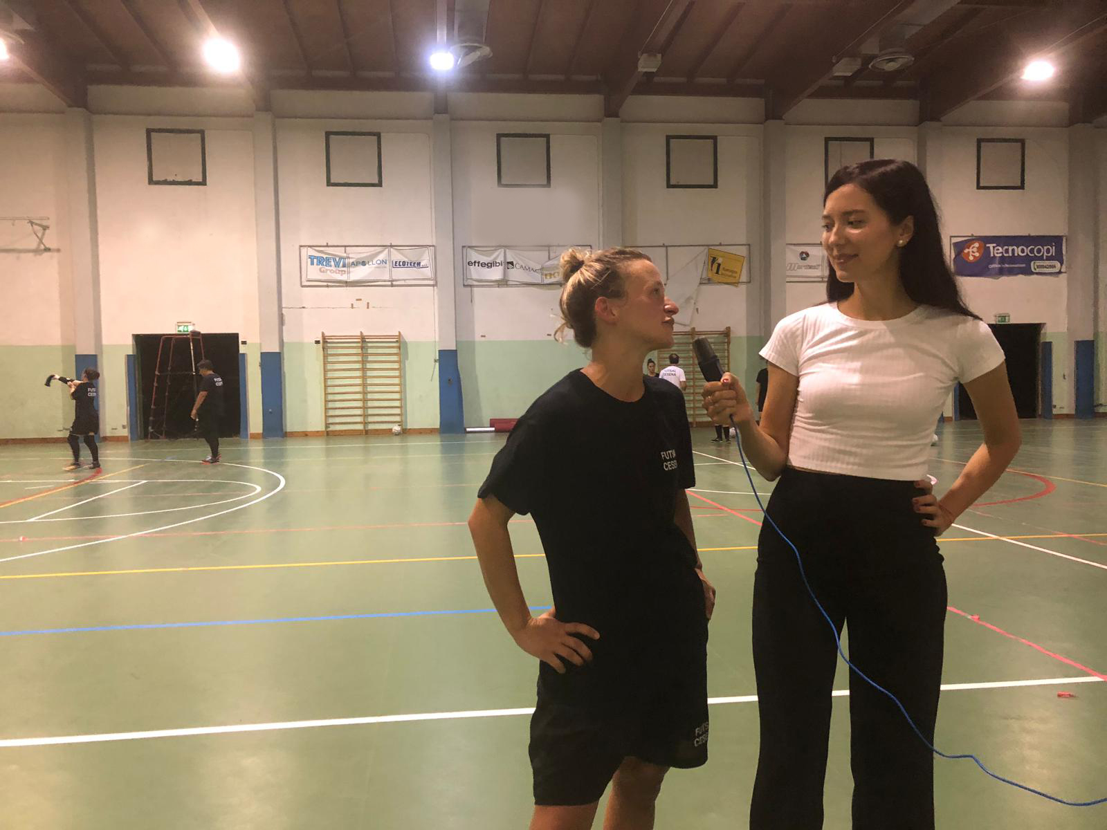 Futsal Cesena Femminile a lavoro
