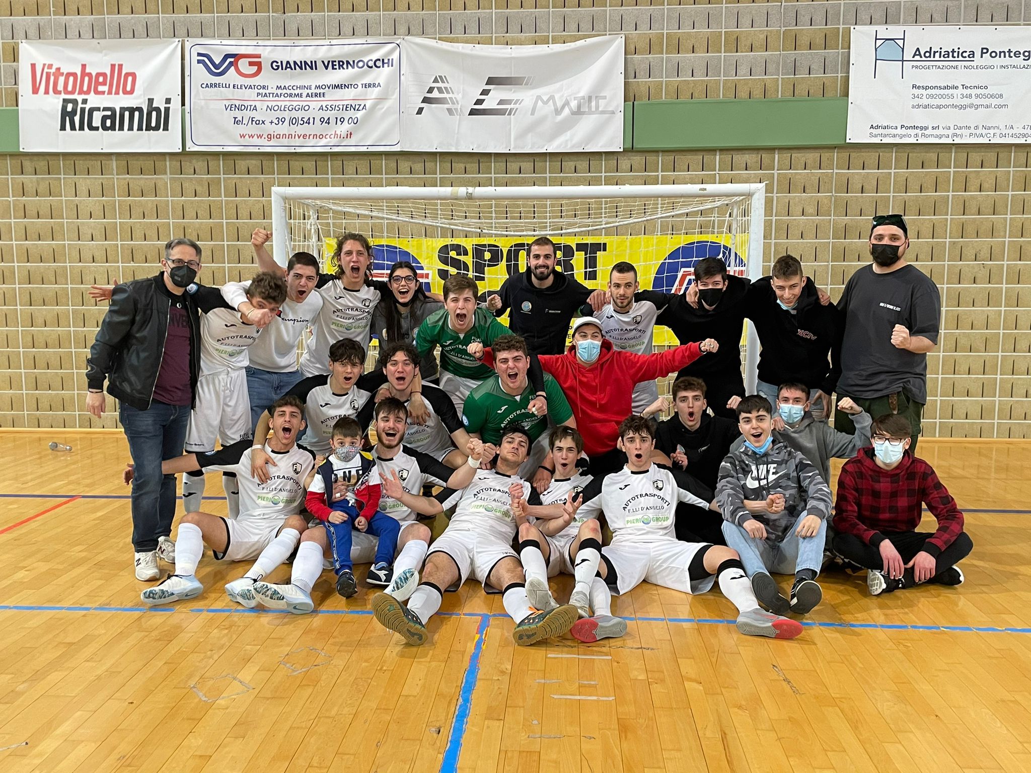 U19: Futsal Cesena-Olimpia Regium 11-2. Primo posto nel girone!