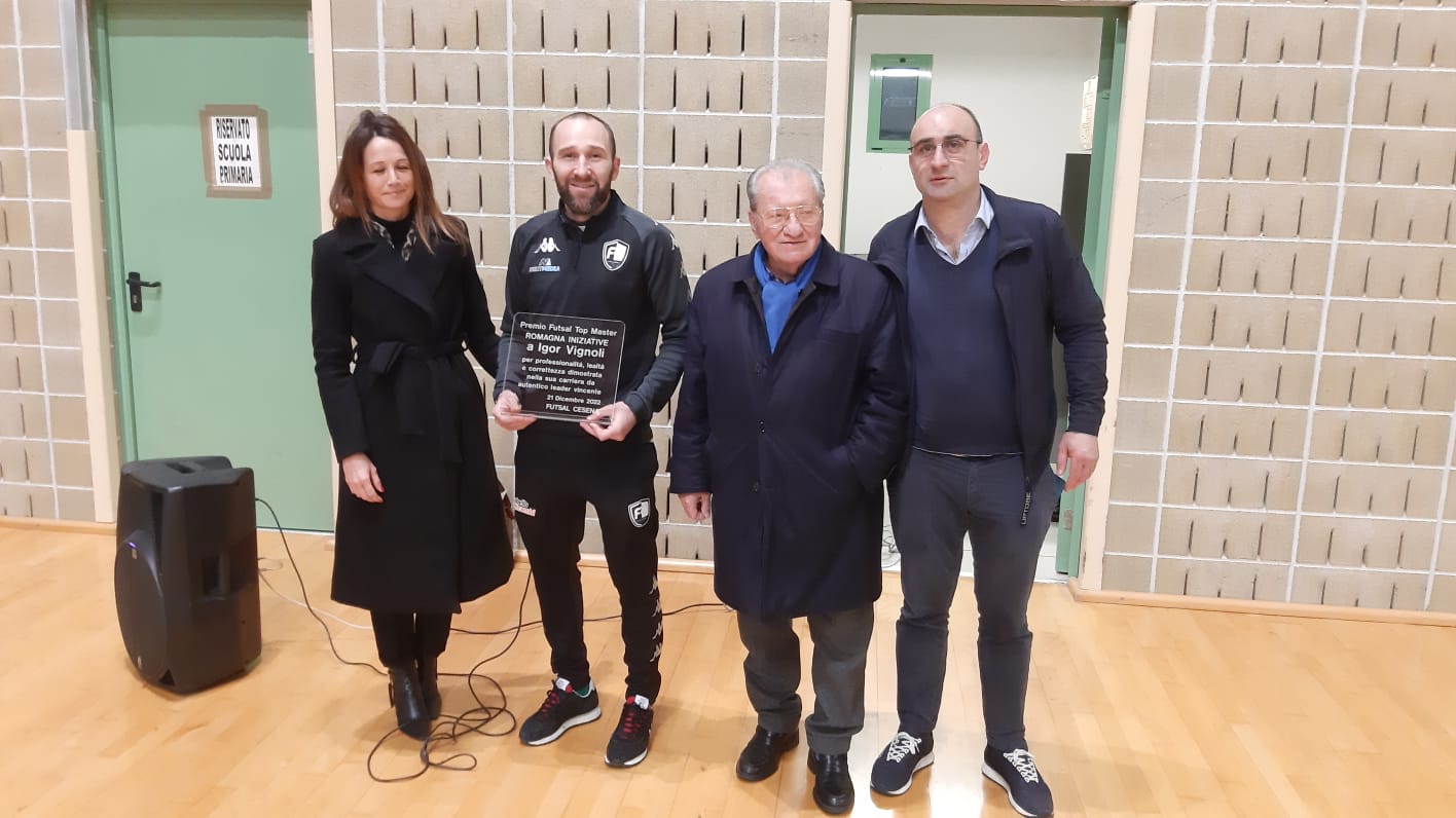 Igor Vignoli premiato come “Futsal Top Master 2022/23”