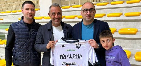 Domenico Toscano in visita alla Futsal Cesena